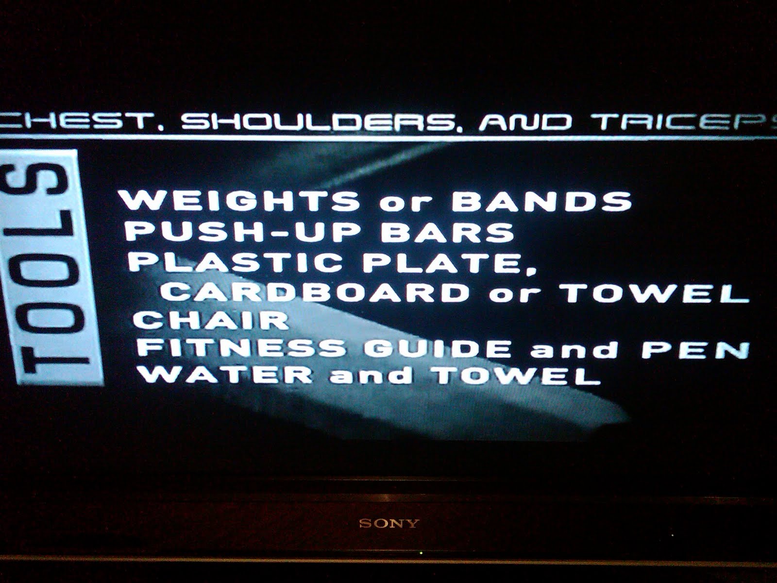 p90x chest shoulders and triceps