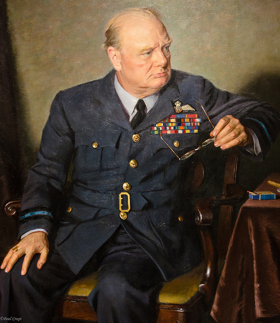 Art Contrarian Molti Ritratti Winston Churchill