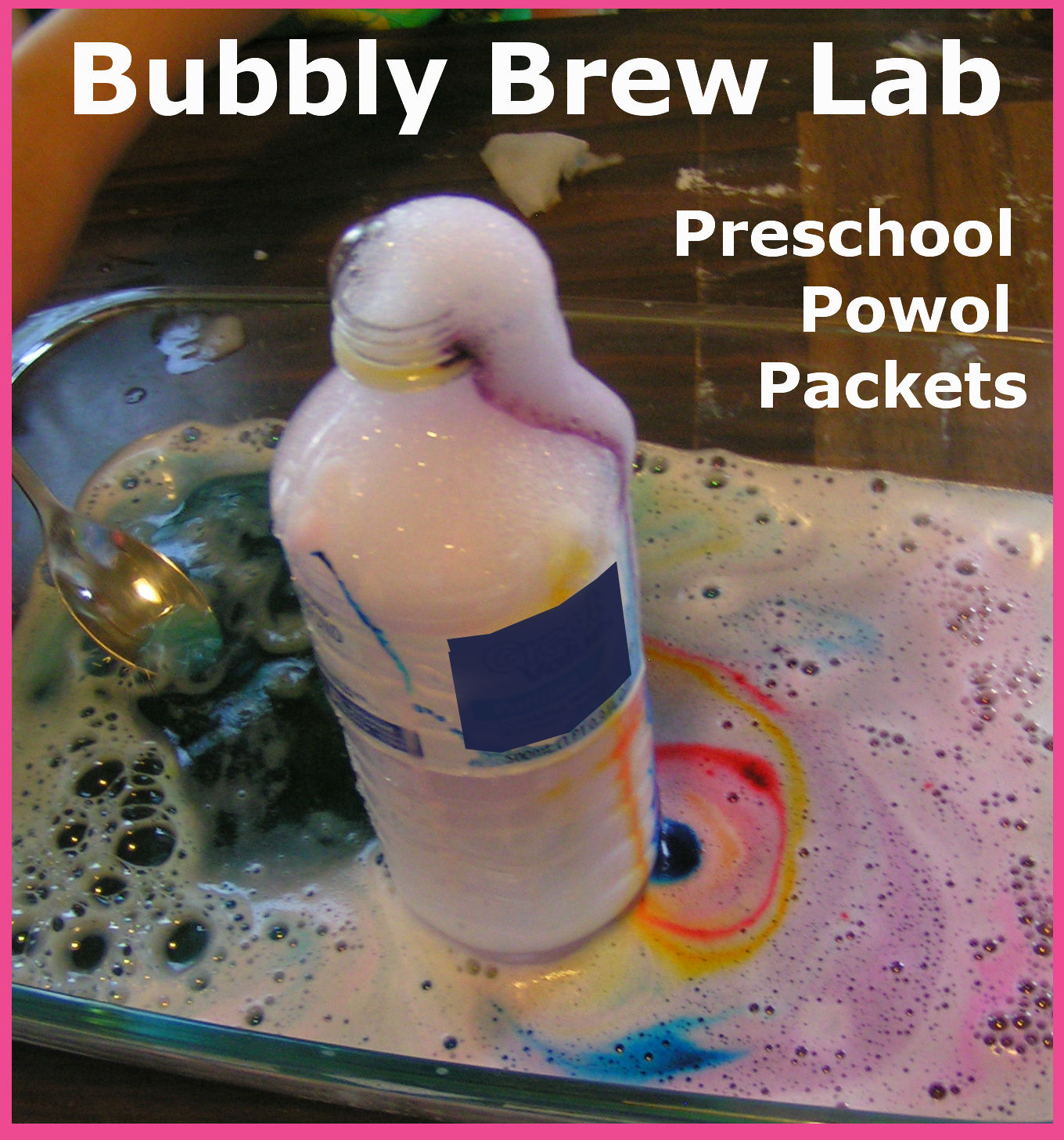 Bubbly Brew Science Experiment Preschool Powol Packets