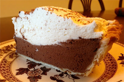 Chocolate Silk Pie ~ The Bourbon Bee