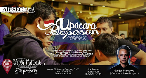 Poster Acara Pelepasan Ambassador