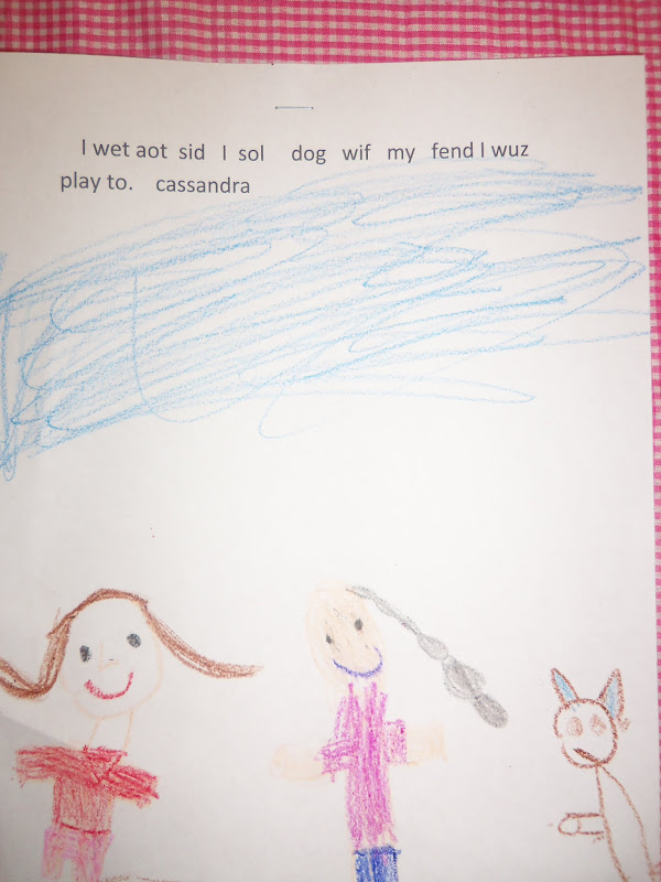 Mrs. Wood's Kindergarten Class Microsoft Word Sentences