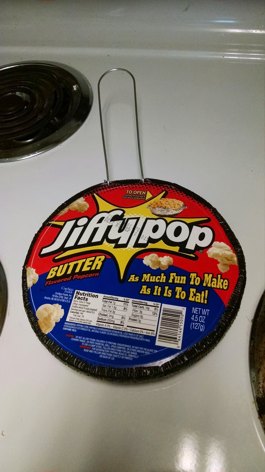 Lissa's Life in the Southwest: Jiffy Pop Food Review