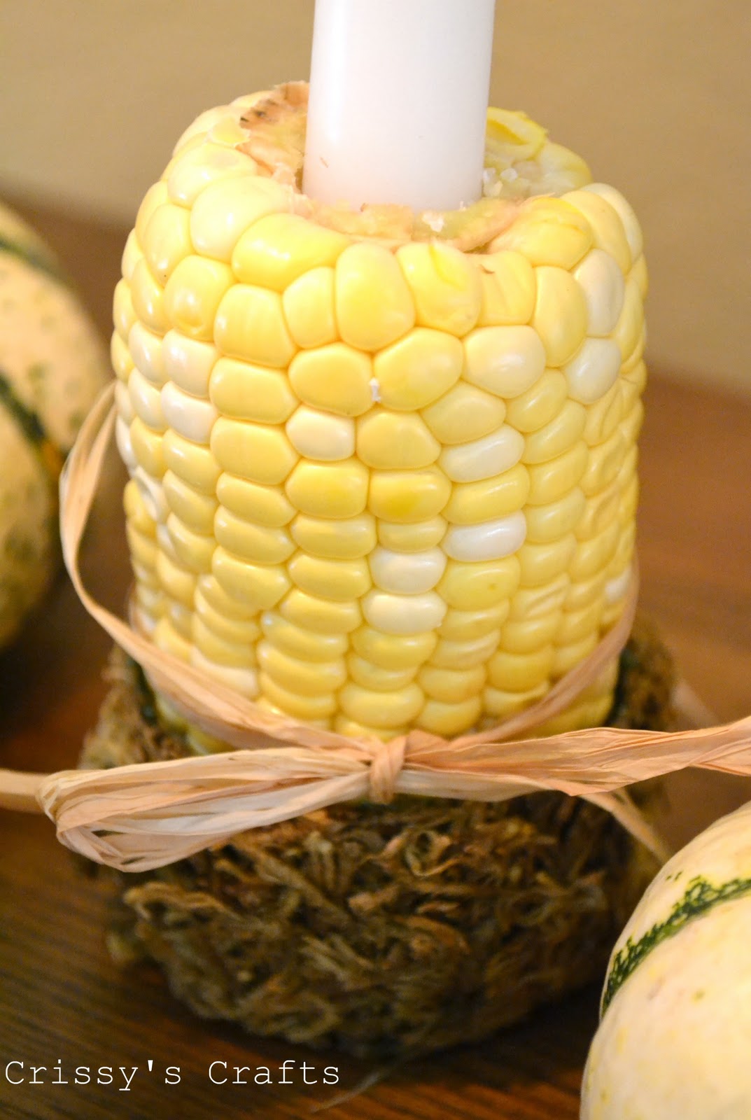Crissy's Crafts Corn Candle Holder