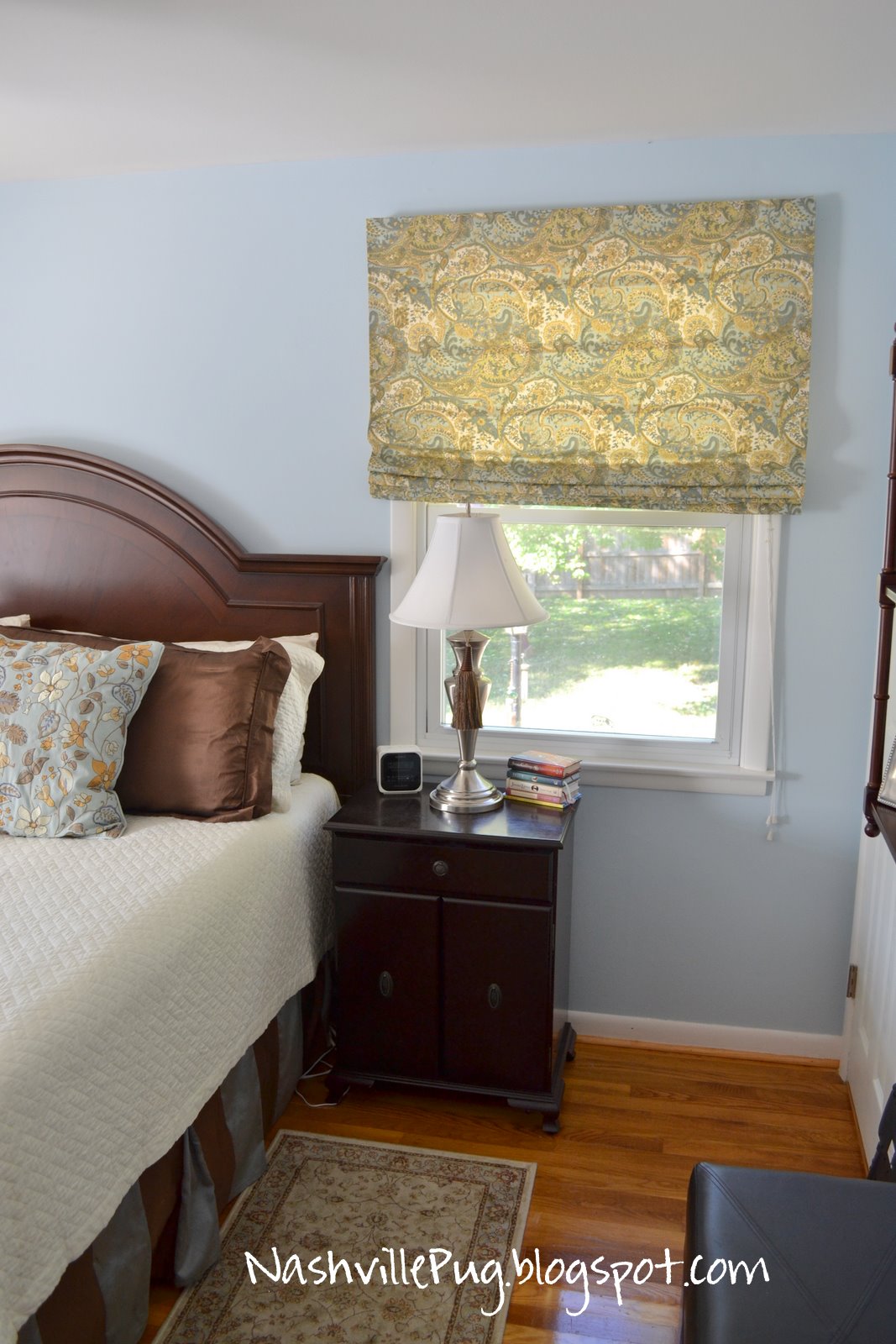 NashvillePug Roman Shades from Mini Blinds