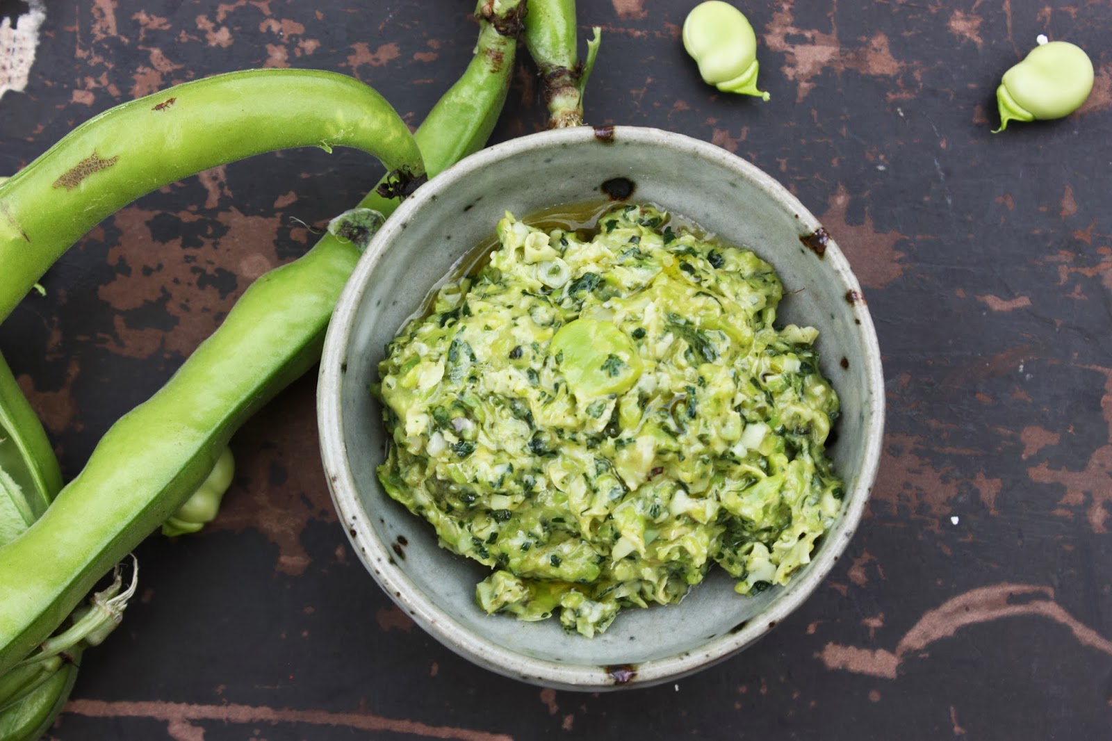 The Vegetarian Minty Broad Bean Dip