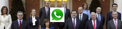 El grupo de WhatsApp del Consejo de Ministros