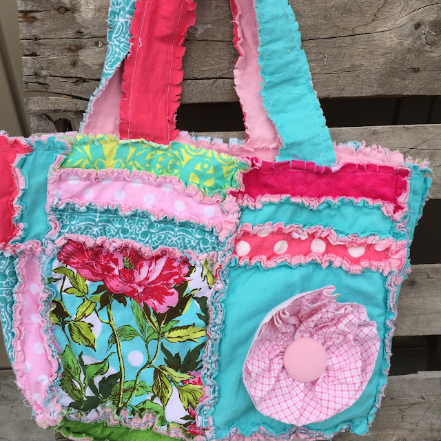 rag quilt purse
