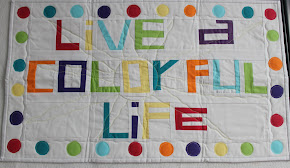 My blog header turned into a quilt by Felicity!