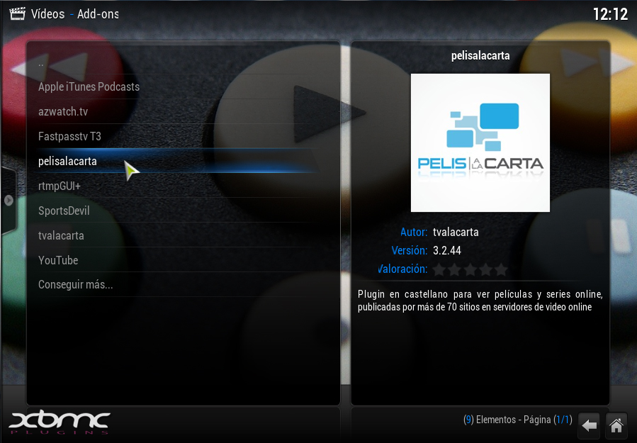 Pelisalacarta 3.2.44 - XBMC Pelisalacarta 3.2.44 - XBMC