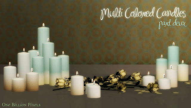 Multi colored candles by NewOne OBP+Mullti+CC+Part+Deux+1
