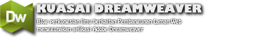 Kuasai Dreamweaver - Aplikasi Pembangun Laman Web