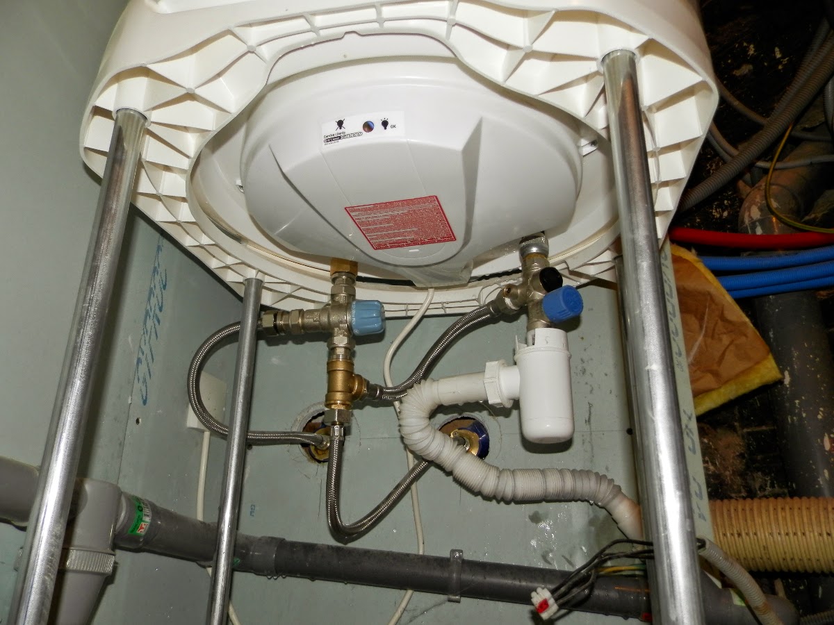 A corner of France Water heater