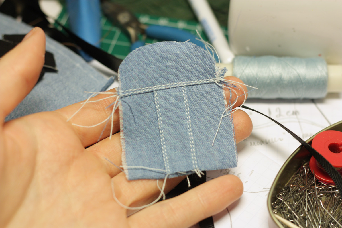 How to sew a doll backpack 1/6
