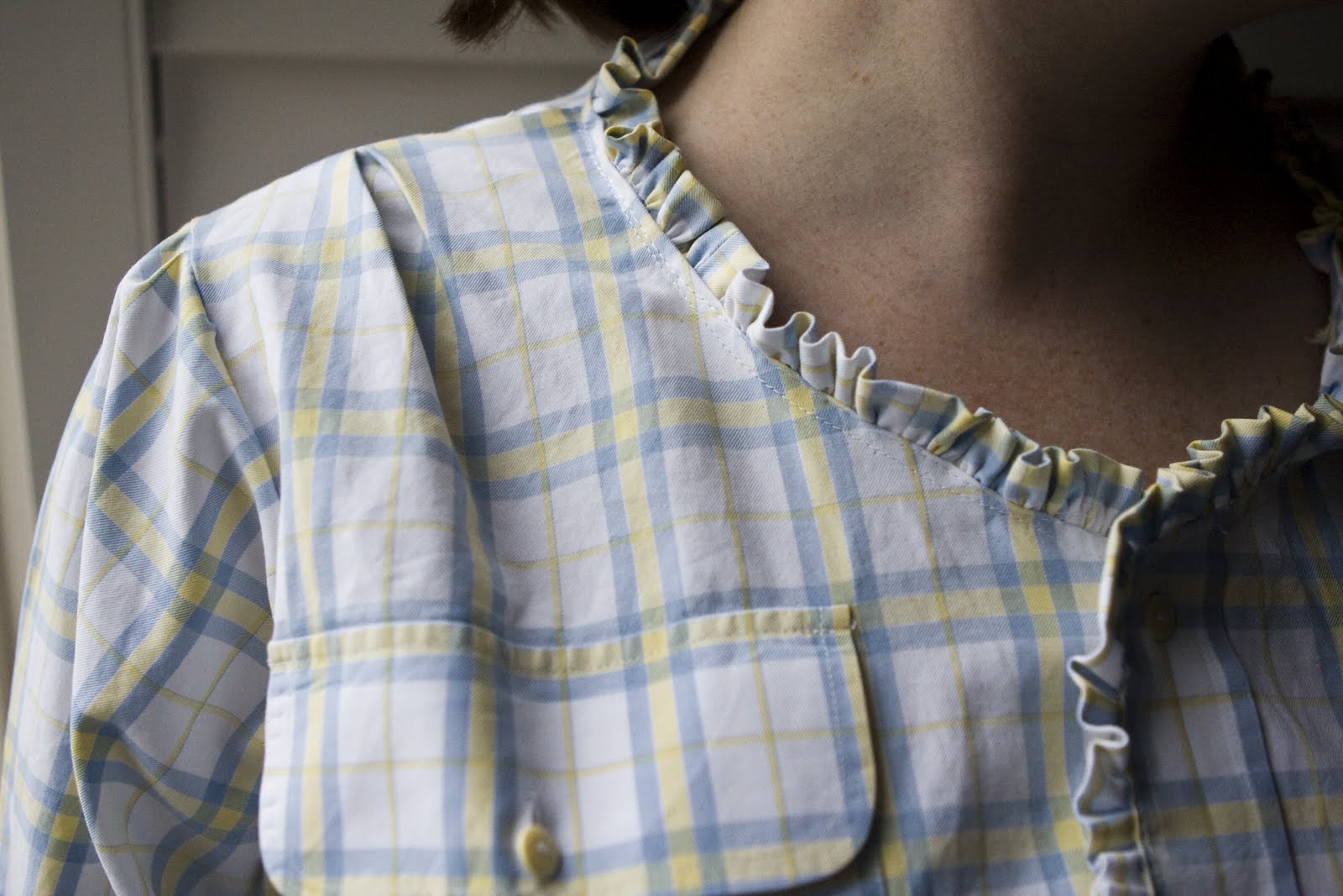 No Time for Pie Upcycling Men's buttondown shirt