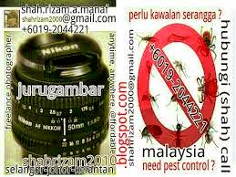 Jurugambar / Kawalan Serangga / MALAYSIA. +6019-2044221.