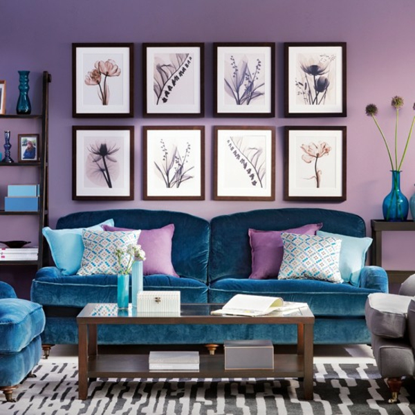 Decoración de salas con colores vivos | Ideas para decorar, diseñar y