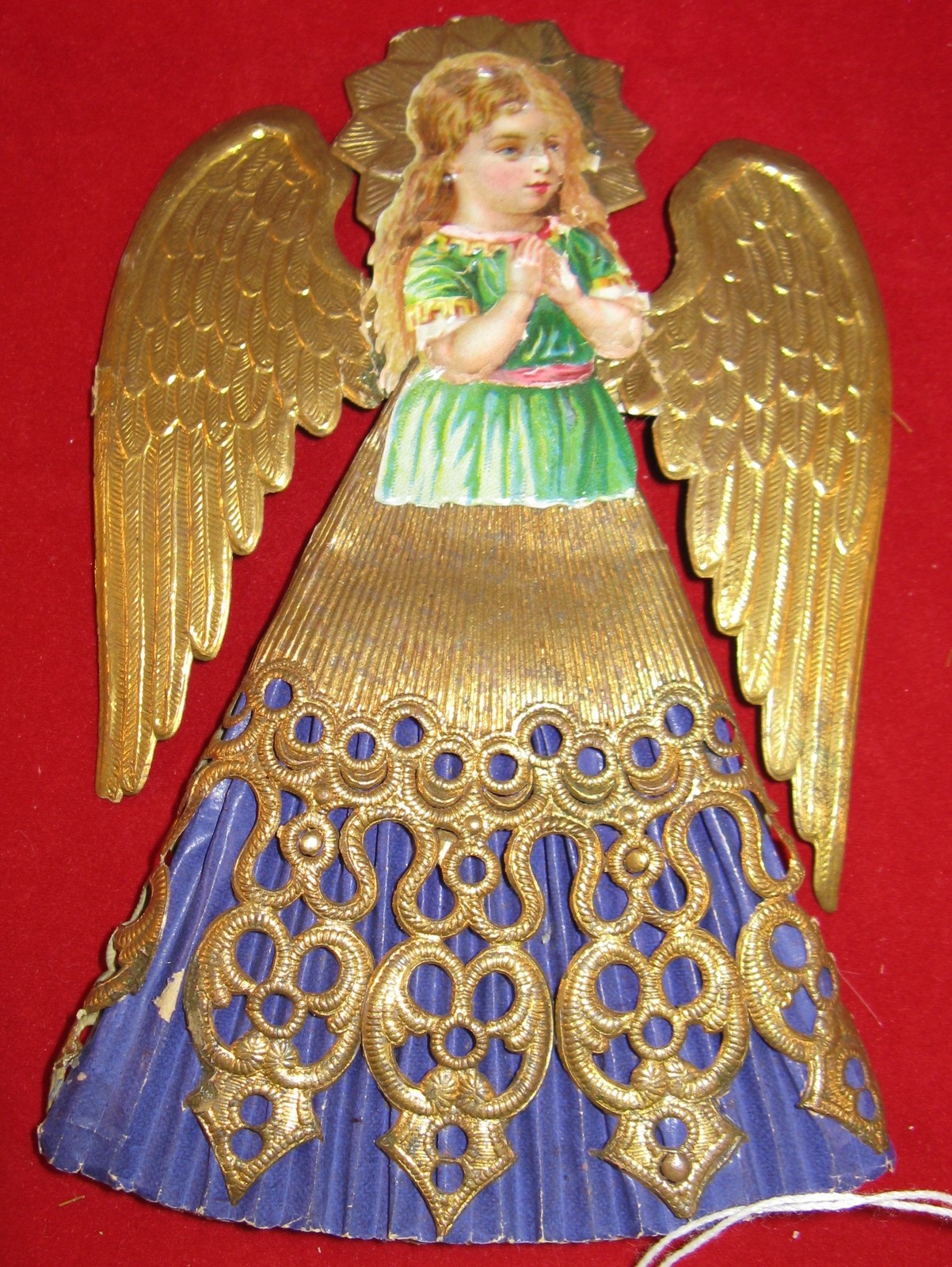 EKDuncan My Fanciful Muse Vintage Dresden and Pressed Cardboard Christmas Ornaments