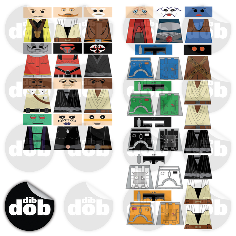 Dib Dob Decal Sets