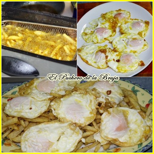Huevos Fritos Con Patatas Y Jamön
