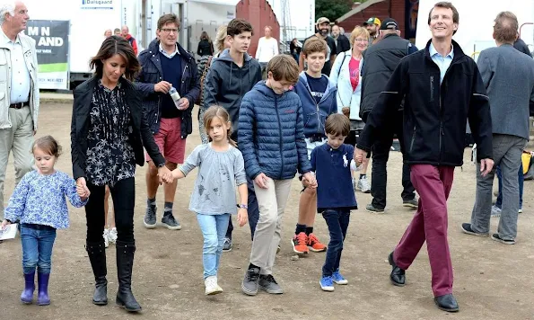 Princess Marie of Denmark, Prince Joachim, Prince Nikolai, Prince Felix, Prince Henrik and Princess Athena