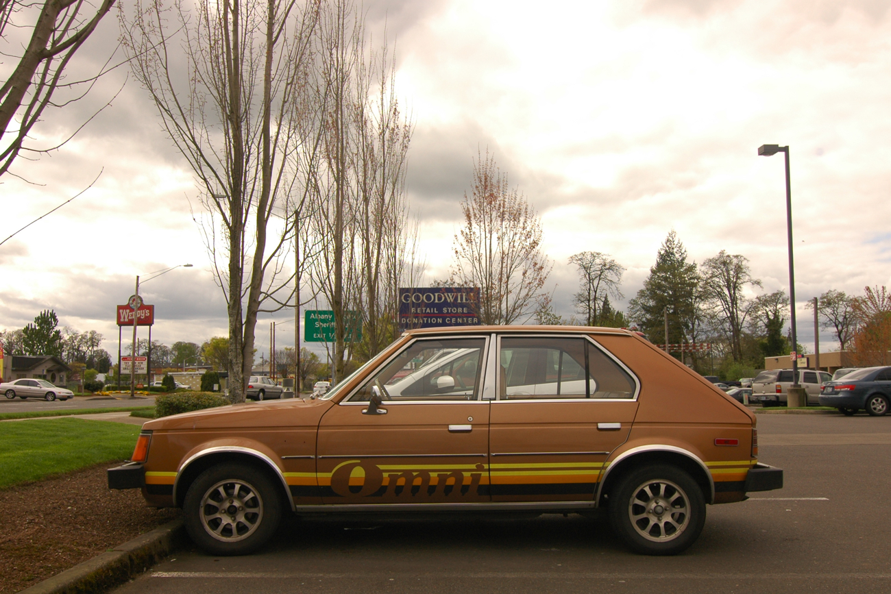 OLD PARKED CARS. 1978 Dodge Omni.