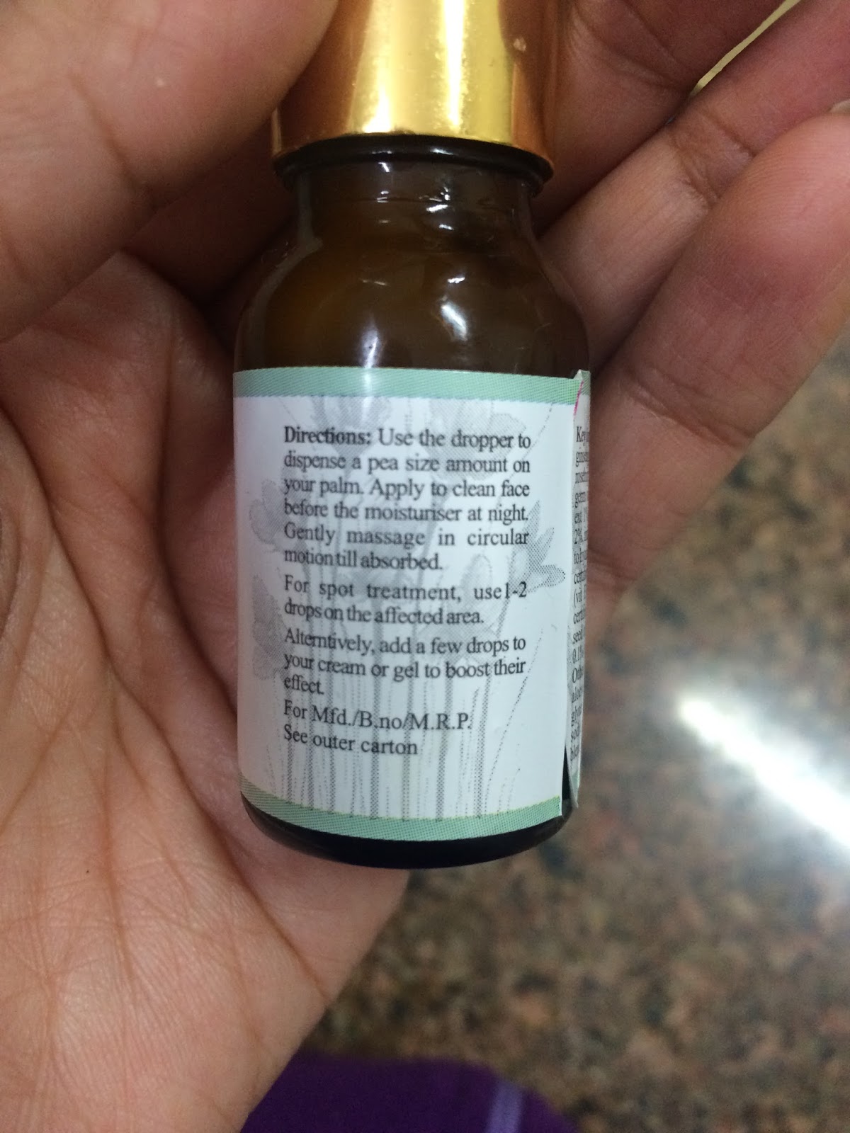 Just Herbs Facial Serum v/s Votre Face Serum Kumkum's Beauty and