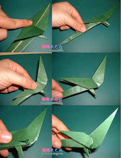 Origami Parrot Instructions and how to make a paper origami parrot