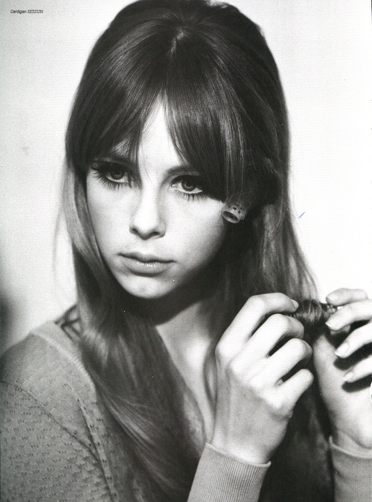 Edie Campbell Hair