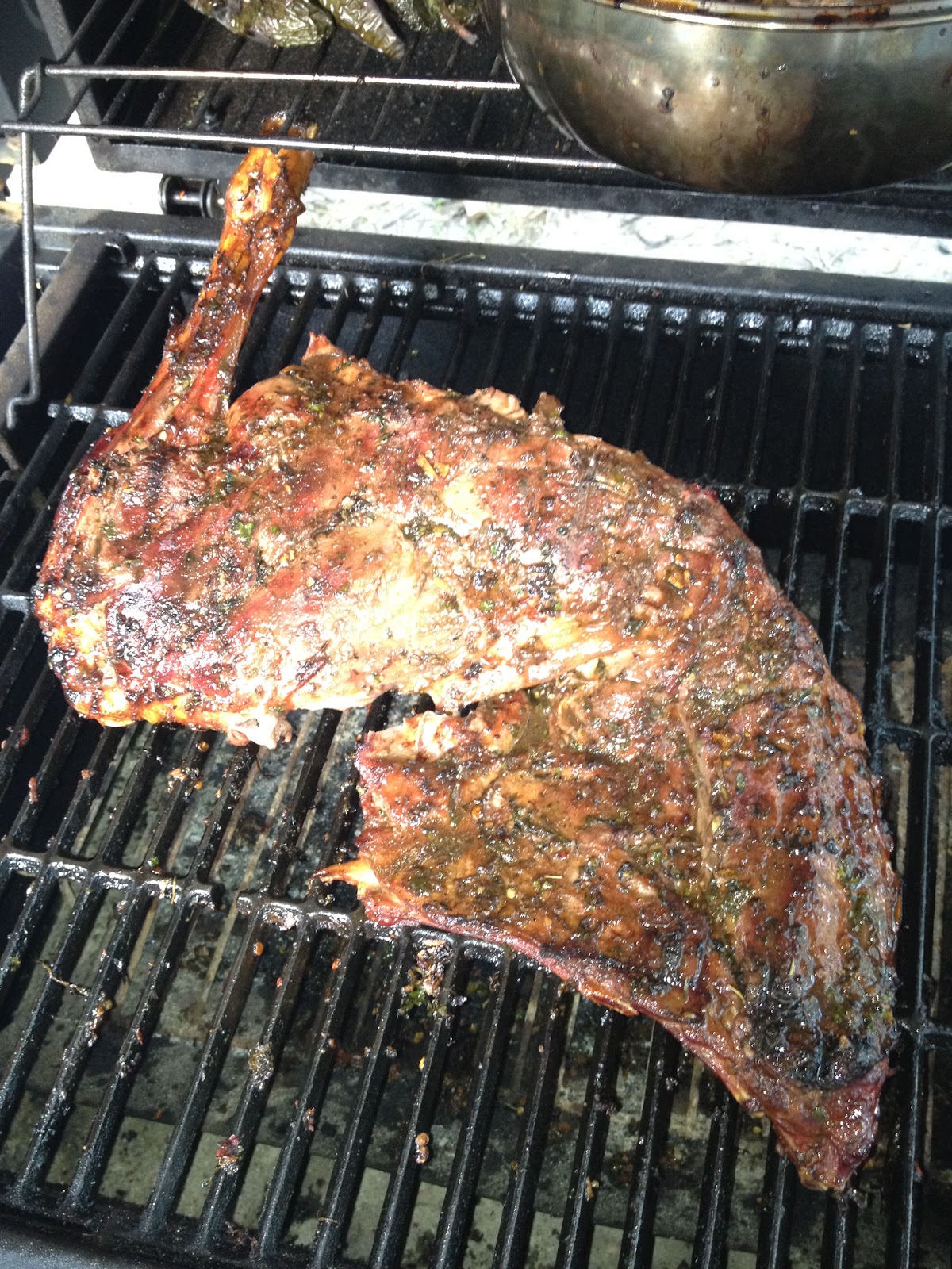 Maison Fume' Smoked Goat with Chilis, Herbs and Garlic