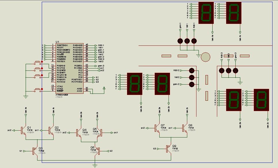 Prototype Traffic Light Menggunakan Mikrokontroler ATmega8535 OCSELUM