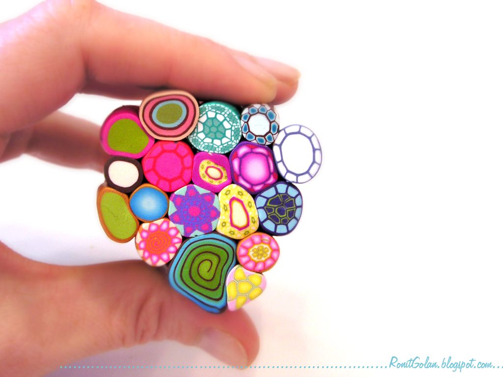 Ronit Golan Polymer Clay Joy Inspire to Create DIY Tutorial Kaleidoscope cane from