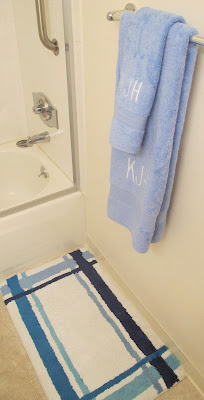 The Company Store monogrammed towels