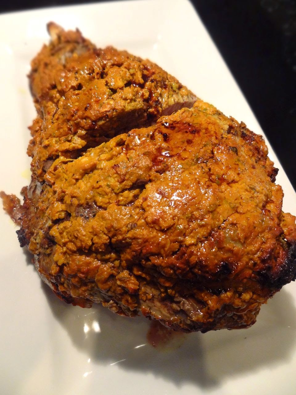 Scrumpdillyicious: Oven Roasted Indian-Spiced Leg of Lamb