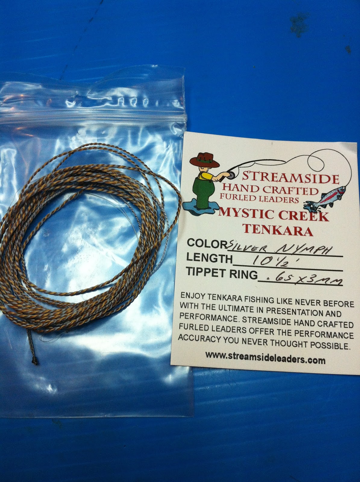 build-in tippet ring with 2pcs Line Winder#36 1pc 12ft Tenkara PE Furled Leader 