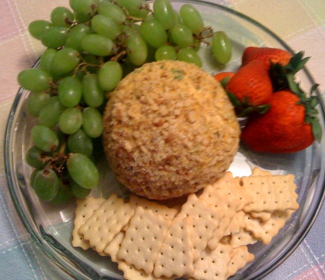 Sweet Tea and Cornbread Curried Chicken Cheese Ball!