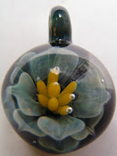 blue flower pendant