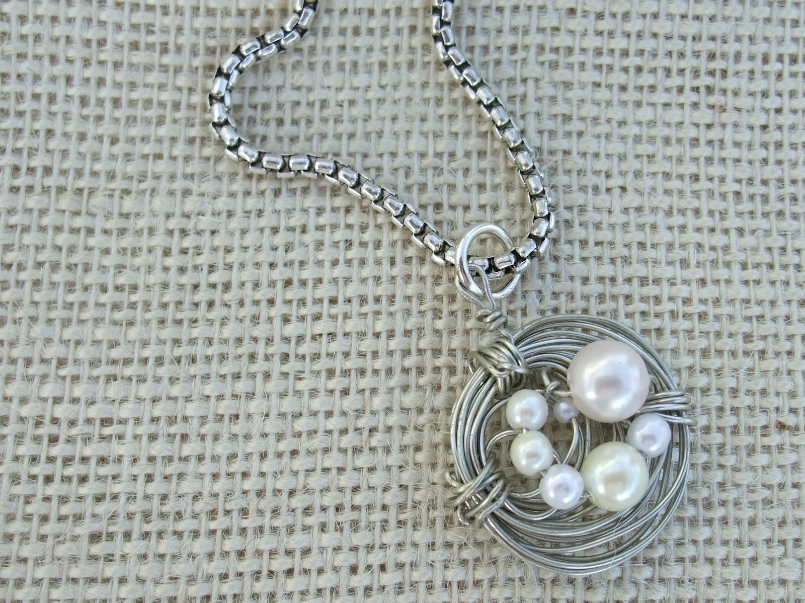 Just Another Hang Up Bird Nest Necklace