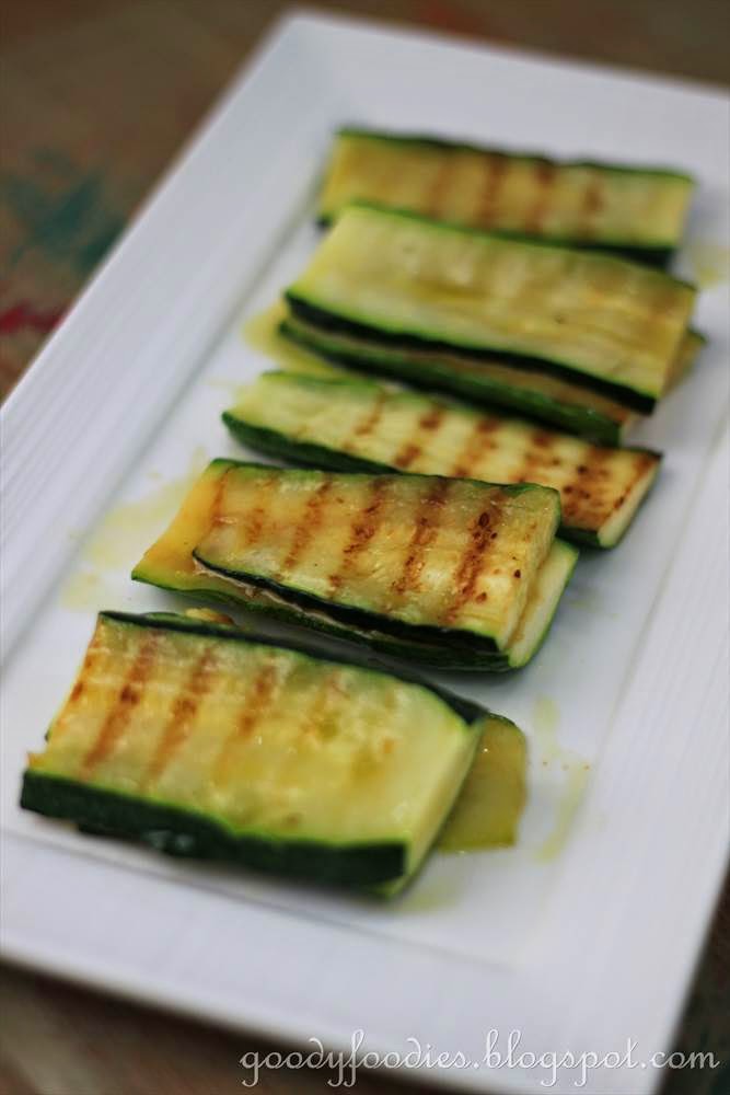 GoodyFoodies Recipe Grilled Zucchini + Cheesy Mashed Potatoes