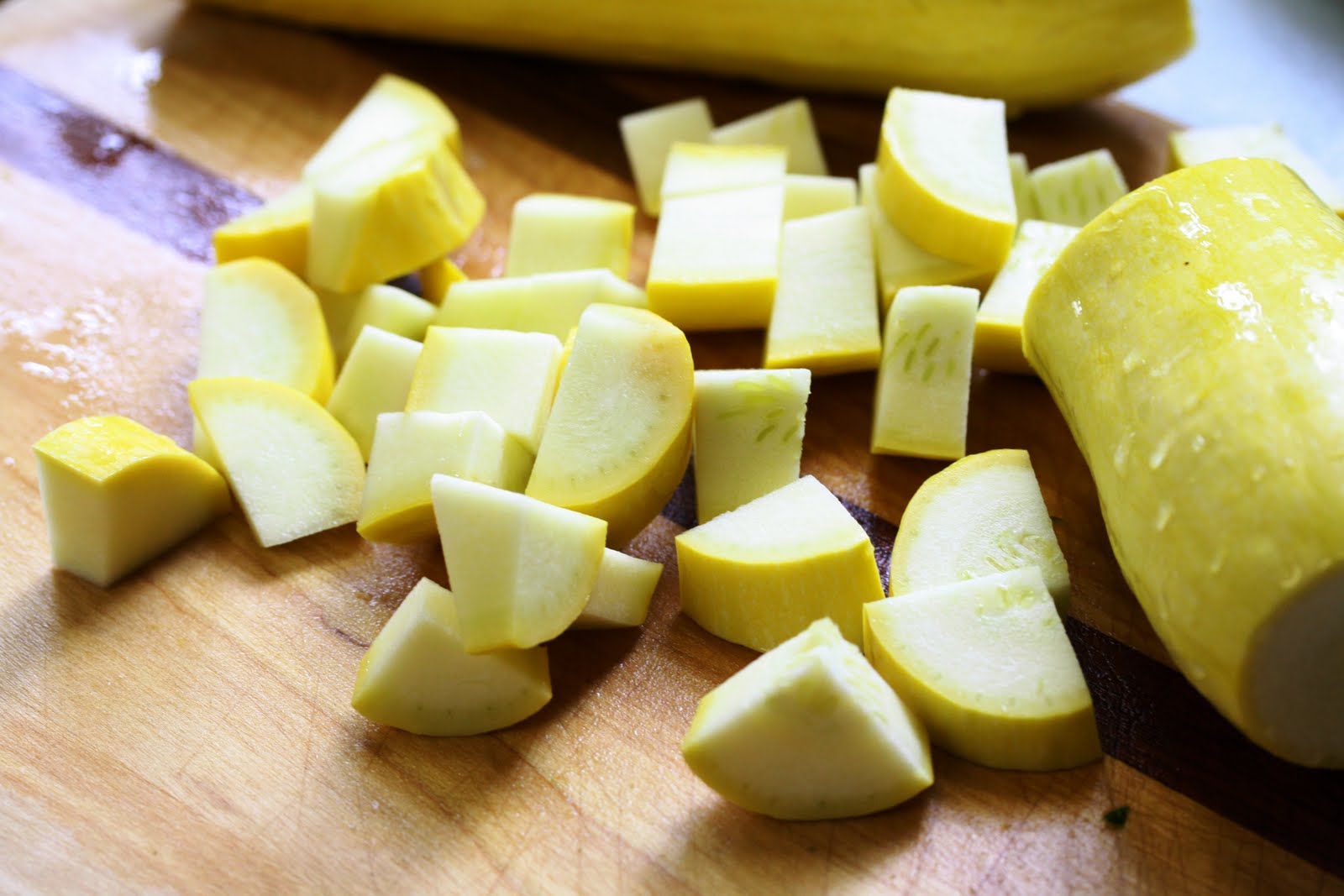 Summer squash & onions Saving Room for Dessert