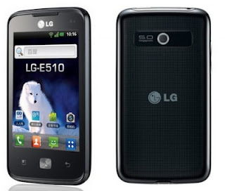 LG Optimus Glar E510 : Tampil Dengan Bodi Sederhana