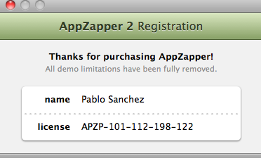 Appzapper 2.0.1 license key