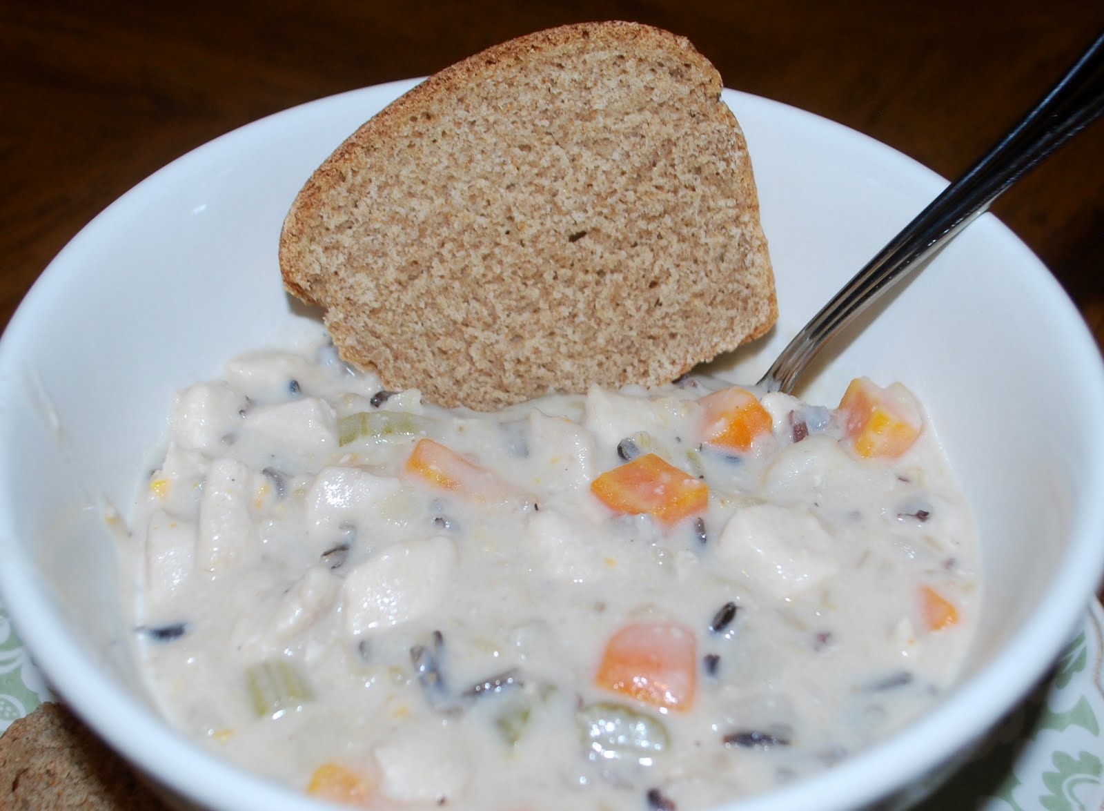 In the Making... Chicken, Wild Rice & Potato Soup