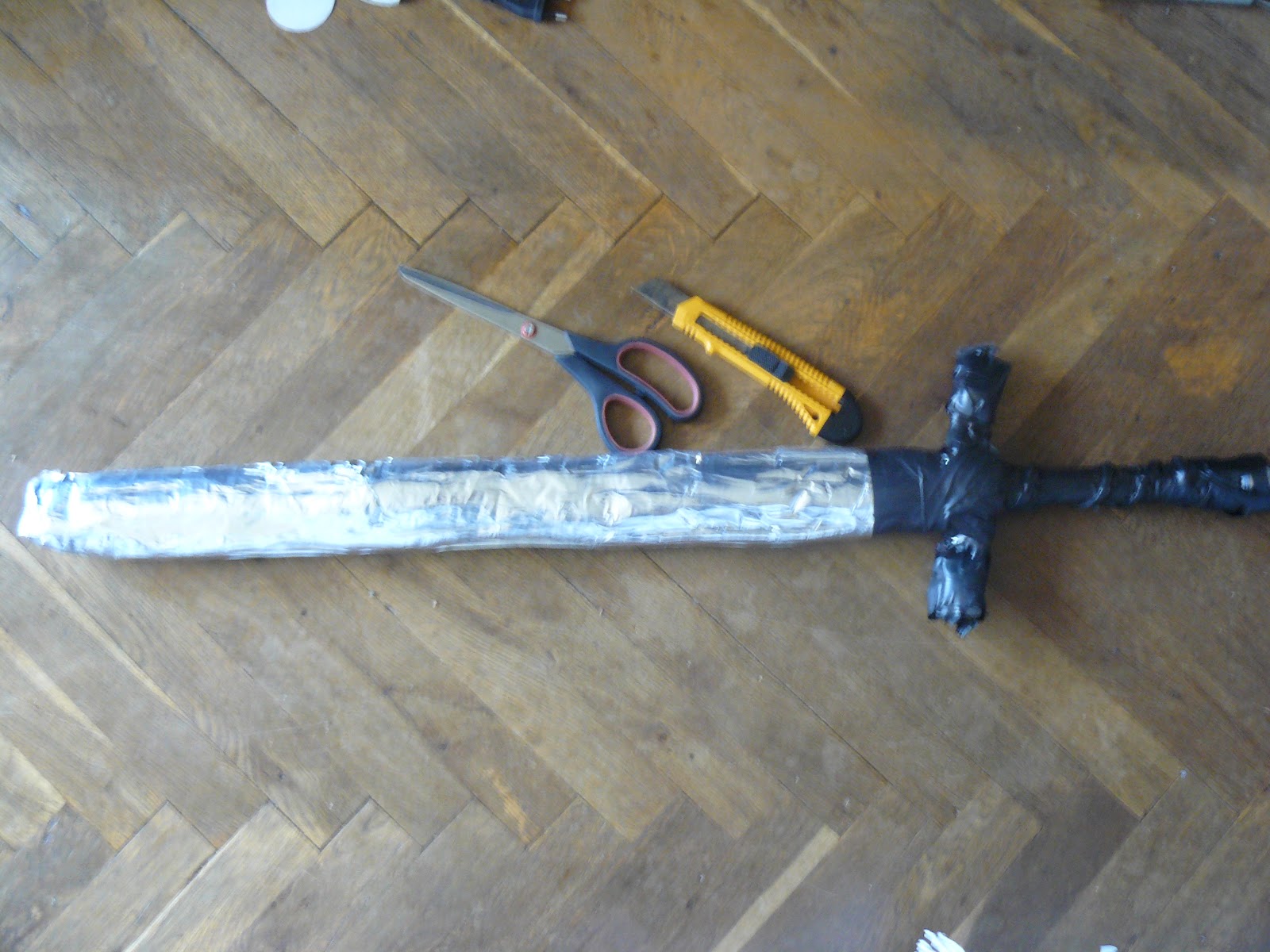 Buskador's LARP Recycling an old homemade larp boffer sword part 1