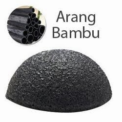 Konjac Sponge Arang Bambu