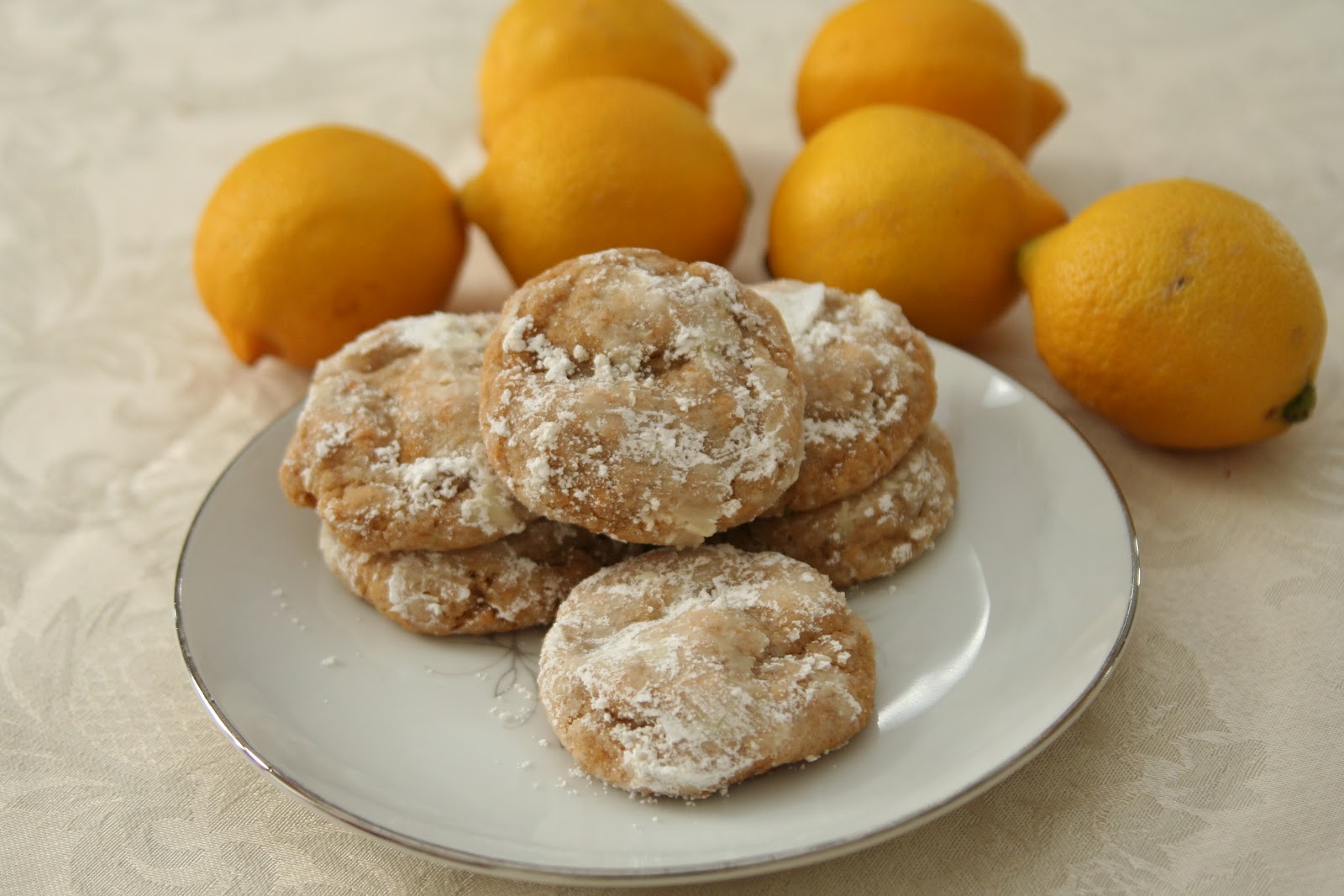 lemon cookies snowdrop chewy refreshing oh so