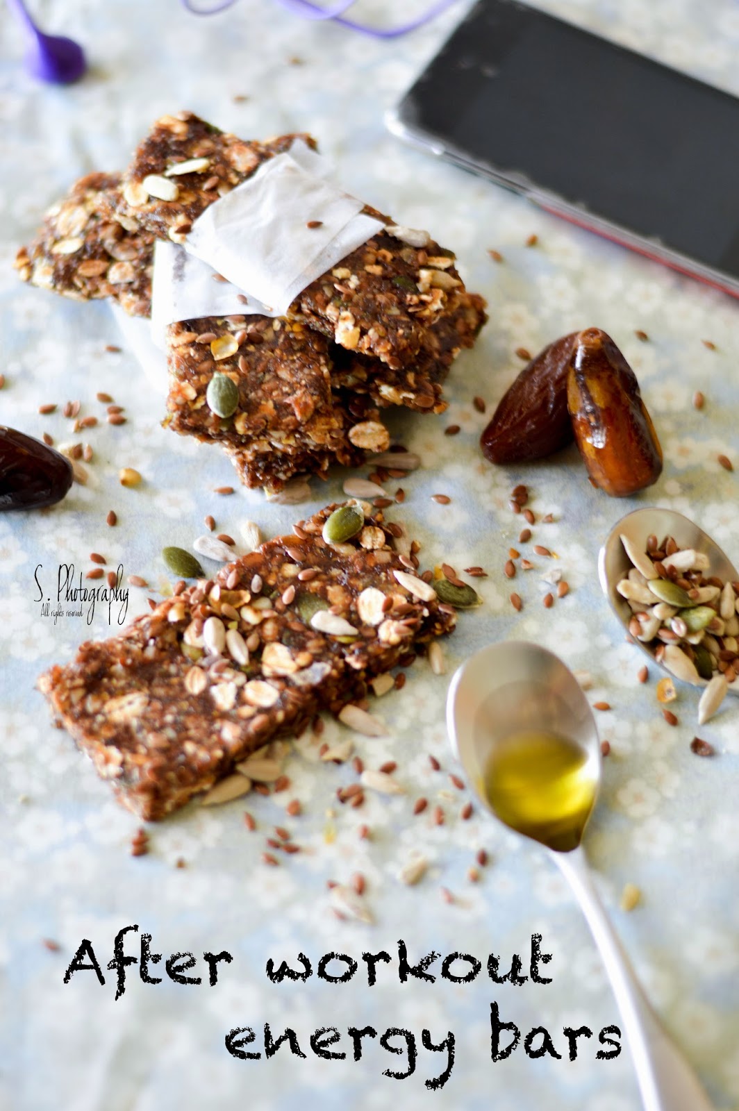 A vegan and gluten free energy bar The Cook Who Photographed