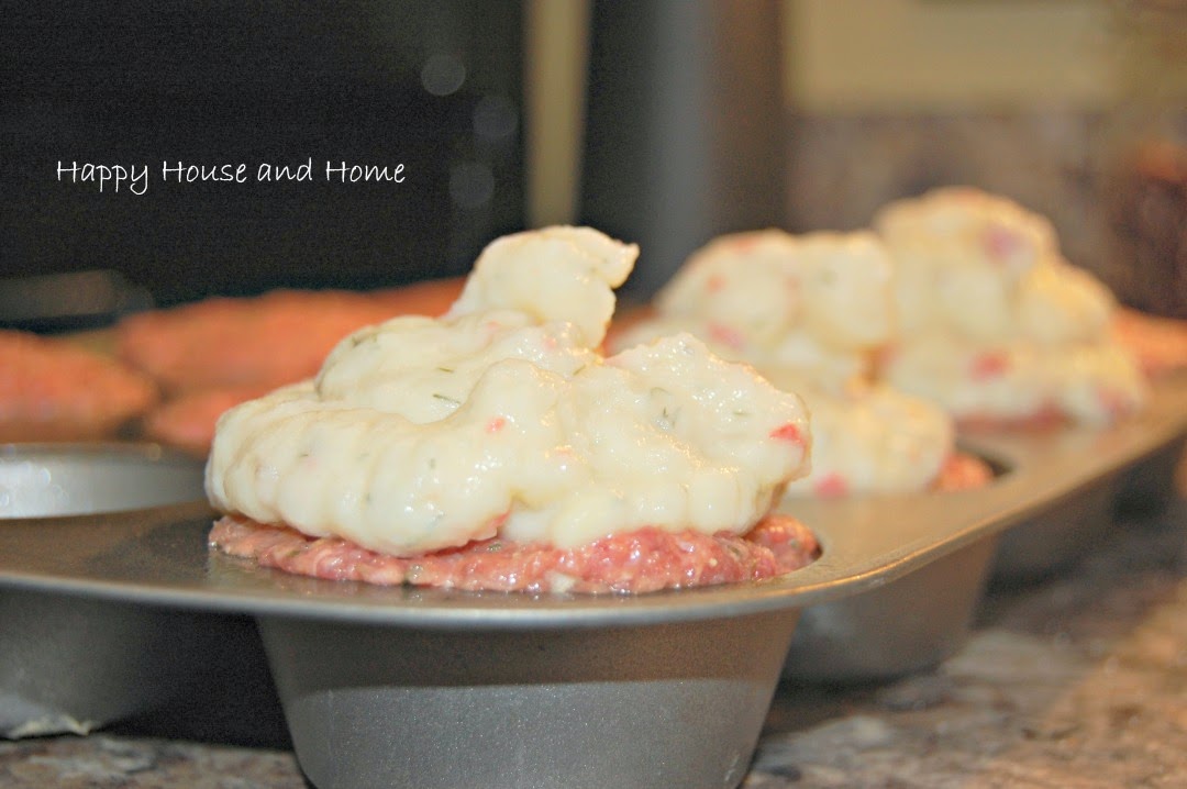 Happy House and Home Meatloaf Cupcakes