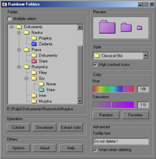 Rainbow Folders