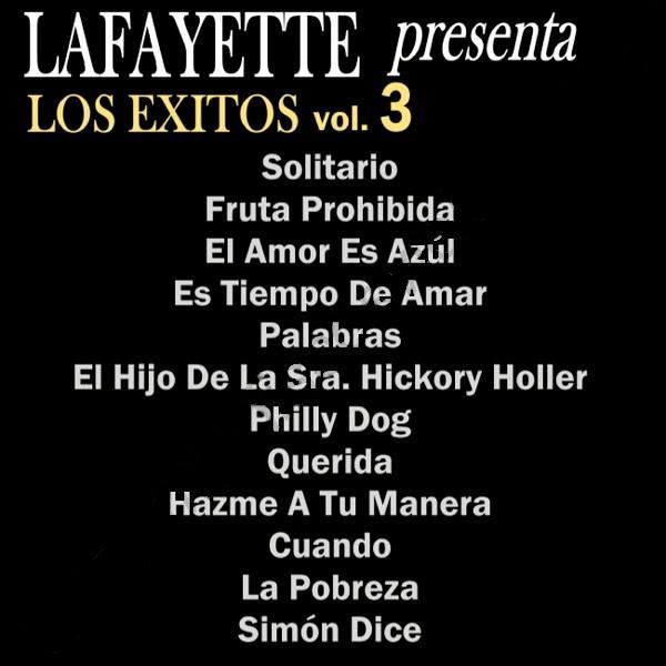 LAFAYETTE  PRESENTA LOS EXITOS  VOL 3  1967  OMAR LONGHI